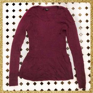NWOT BUFFALO David Bitton Knit Top With Peplum